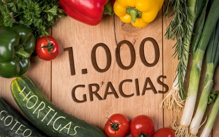 ¡Gracias gente apañá y bonita!