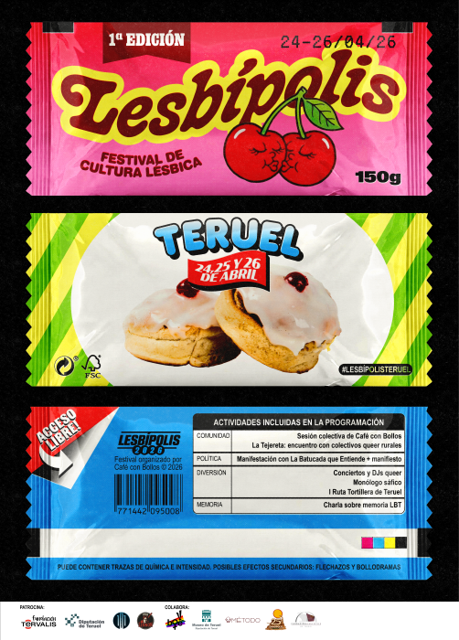Éste es el cartel oficial de Lesbípolis