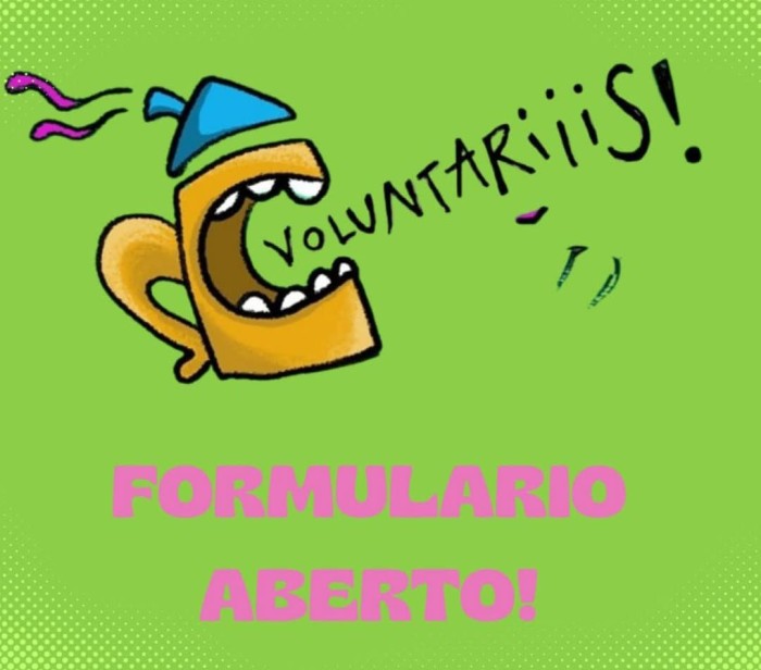 Voluntariiiiis! Formulario xa dispoñible!